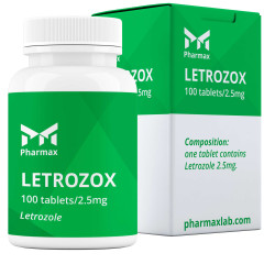 Letrozole (Femara) pastillas 100 tab, 2.5 mg/tab